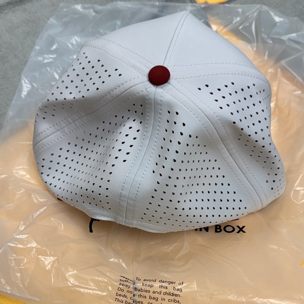 Melin Small White and Red SC Logo Cap - Picture 9 of 13